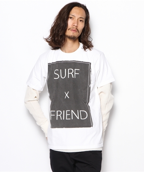 CIAOPANIC(チャオパニック)の「【FUNG】friend(Tシャツ/カットソー・メンズ・ホワイト/ブラック・MEDIUM/LARGE)」の15枚目の写真