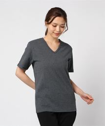 【Bl】レギュラーシルエットVネックTシャツ