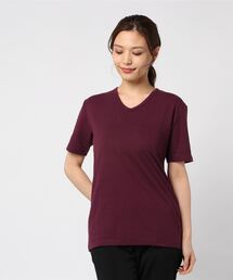 【Bl】レギュラーシルエットVネックTシャツ
