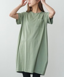 ポケット付きTシャツワンピース