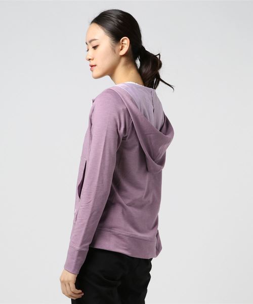 UNDER ARMOUR（アンダーアーマー）の「アンダーアーマー UA Featherweight Fleece FZ 1343895（パーカー・レディース・グレー/ライラック・M/L/XL/S）」の4枚目の写真