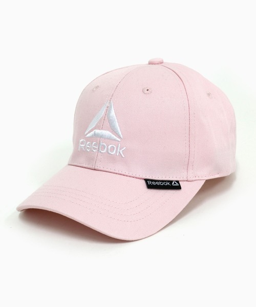 Reebok(リーボック)の「Reebok/リーボック デルタ刺繍 ローキャップ(キャップ・レディース・ブラック/ピンク/ネイビー/ホワイト・FREE)」の4枚目の写真