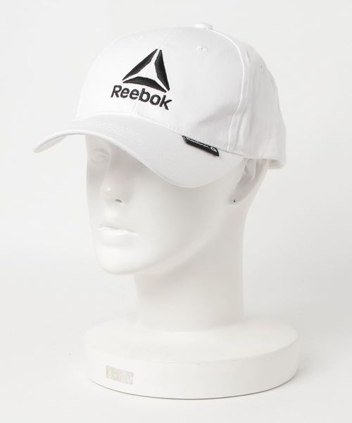 Reebok(リーボック)の「Reebok/リーボック デルタ刺繍 ローキャップ(キャップ・レディース・ブラック/ピンク/ネイビー/ホワイト・FREE)」の19枚目の写真