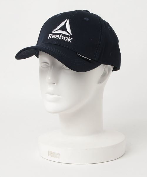 Reebok(リーボック)の「Reebok/リーボック デルタ刺繍 ローキャップ(キャップ・レディース・ブラック/ピンク/ネイビー/ホワイト・FREE)」の17枚目の写真