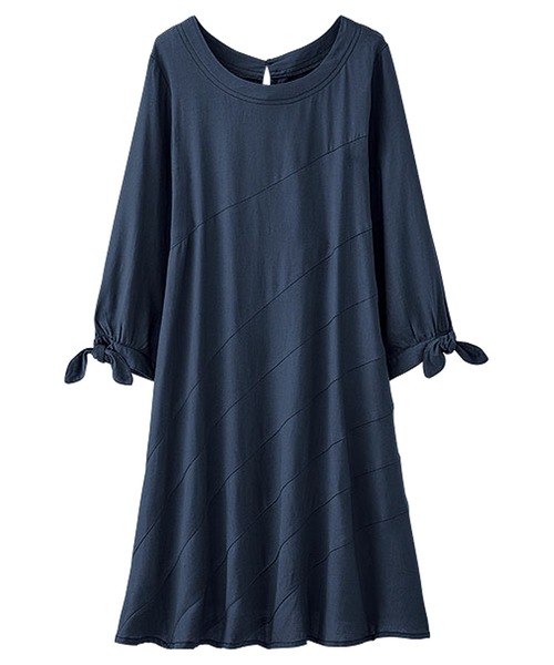 レーヨン麻切替デザインワンピース ワンピース Belluna Plus ベルーナ のファッション通販 Zozotown