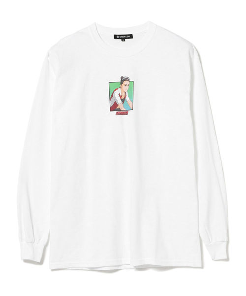 BEAMS T(�r�[���X�e�B�[)��CHARI&CO / Girl Rider Long Sleeve Tee(T�V���c/�J�b�g�\�[)