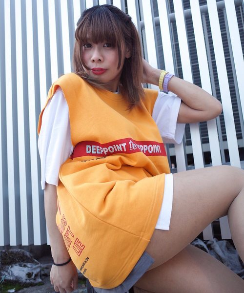 rovtski(ロフトスキー)の「2019SS SID PRINT NS/プリントノースリーブ(Tシャツ/カットソー・レディース・ホワイト/ブラック/イエロー・FREE)」の3枚目の写真