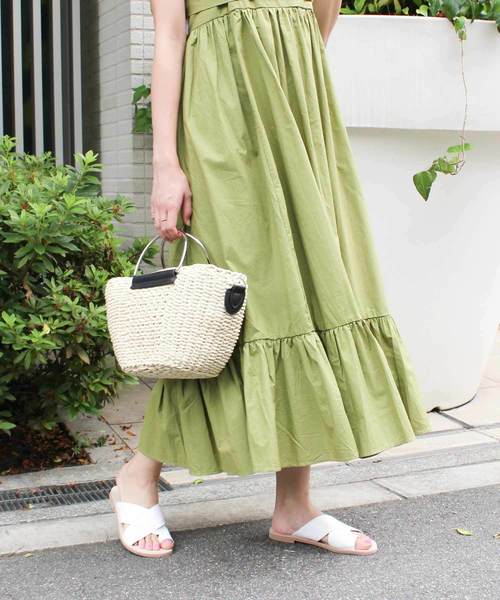 MODE ROBE(モードローブ)の「クロス編みトングサンダル(サンダル・レディース・ホワイト/ブラック/ベージュ/ブラウン/シルバー・23cm/24cm/24.5㎝/23.5cm/25cm/22.5㎝)」の8枚目の写真