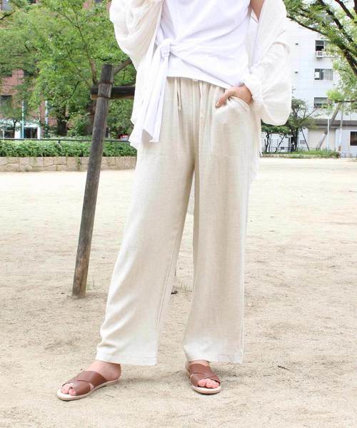 MODE ROBE(モードローブ)の「クロス編みトングサンダル(サンダル・レディース・ホワイト/ブラック/ベージュ/ブラウン/シルバー・23cm/24cm/24.5㎝/23.5cm/25cm/22.5㎝)」の11枚目の写真