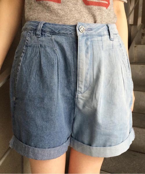 Kastane（カスタネ）の「【ZEE.GEE.WHY.】デニムショートパンツ（デニムパンツ・レディース・サックスブルー・26/28）」の11枚目の写真