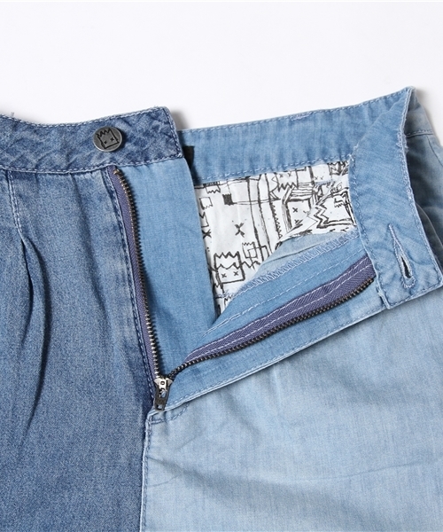 Kastane（カスタネ）の「【ZEE.GEE.WHY.】デニムショートパンツ（デニムパンツ・レディース・サックスブルー・26/28）」の10枚目の写真