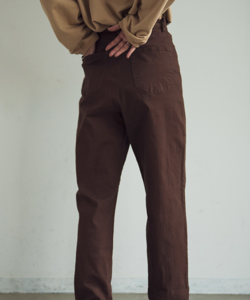 Aunt Marie's（アントマリーズ）の「AUNT MARIE'S  ハイウエストデニムパンツ（デニムパンツ・レディース・ブラック/ブラウン/ネイビー・SMALL/MEDIUM）」の13枚目の写真