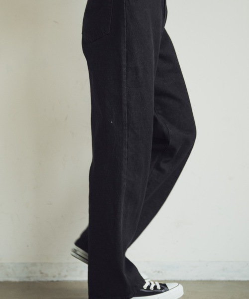 Aunt Marie's（アントマリーズ）の「AUNT MARIE'S  ハイウエストデニムパンツ（デニムパンツ・レディース・ブラック/ブラウン/ネイビー・SMALL/MEDIUM）」の21枚目の写真