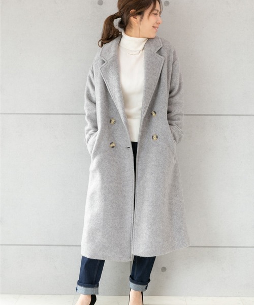 PREFERIR（プレフェリール）の「チェスター 裏 キルティングコート（チェスターコート・レディース・ベージュ/グレー/ネイビー・MEDIUM/LARGE）」の2枚目の写真