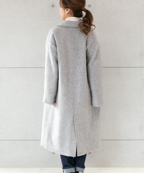 PREFERIR（プレフェリール）の「チェスター 裏 キルティングコート（チェスターコート・レディース・ベージュ/グレー/ネイビー・MEDIUM/LARGE）」の5枚目の写真