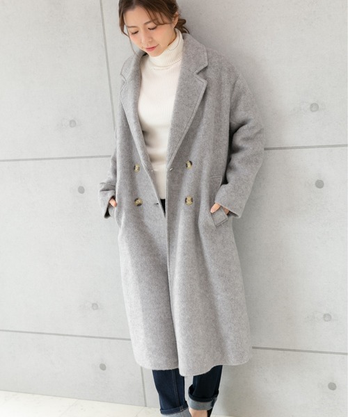 PREFERIR（プレフェリール）の「チェスター 裏 キルティングコート（チェスターコート・レディース・ベージュ/グレー/ネイビー・MEDIUM/LARGE）」の6枚目の写真