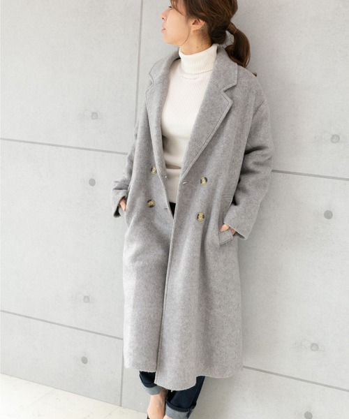 PREFERIR（プレフェリール）の「チェスター 裏 キルティングコート（チェスターコート・レディース・ベージュ/グレー/ネイビー・MEDIUM/LARGE）」の10枚目の写真