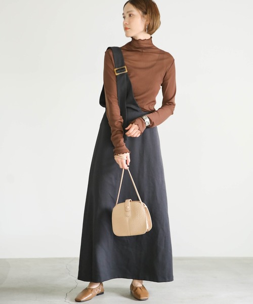 select MOCA(セレクトモカ)の「クロコショルダーバッグ(ショルダーバッグ・レディース・ブラック/ライトベージュ/モスグリーン・FREE)」の5枚目の写真