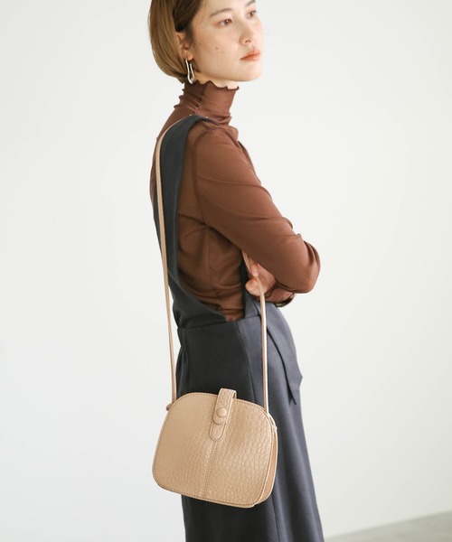 select MOCA(セレクトモカ)の「クロコショルダーバッグ(ショルダーバッグ・レディース・ブラック/ライトベージュ/モスグリーン・FREE)」の10枚目の写真