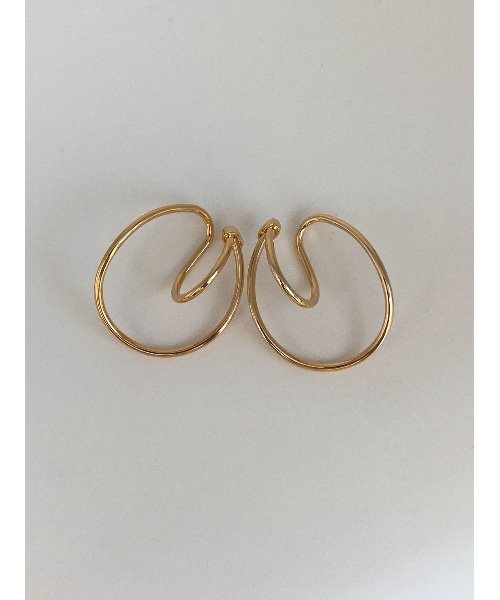 mou(モウ)の「フープフックイヤリング(イヤリング・レディース・シルバー/ゴールド・FREE)」の5枚目の写真