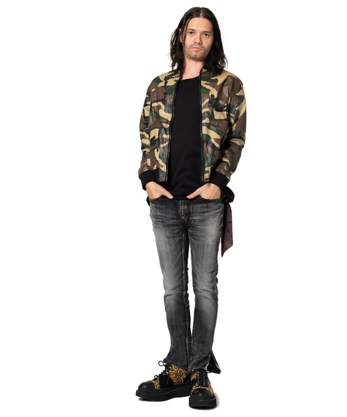glamb（グラム）の「glamb グラム / Slit skinny denim スリット 