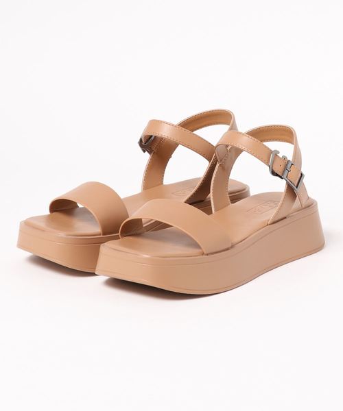 LOWRYS FARM（ローリーズファーム）の「フレアソールサンダル　875549（サンダル・レディース・ブラック/アイボリー/キャメル・MEDIUM/LARGE）」の9枚目の写真