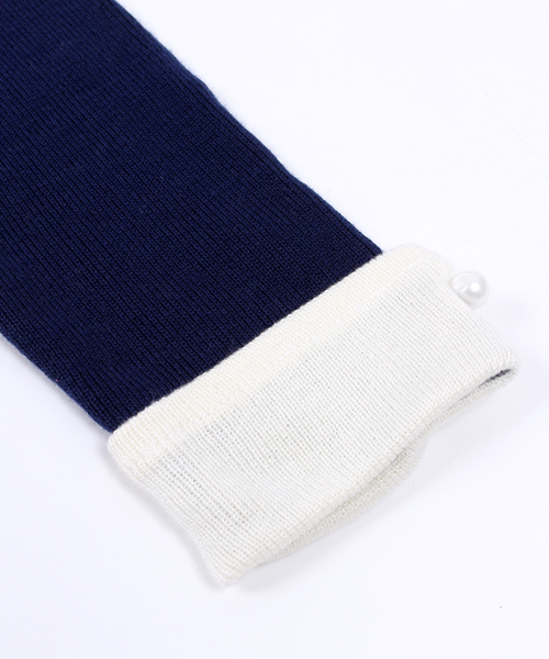 WEGO（ウィゴー）の「WEGO/AMOコラボニットワンピース（ワンピース・レディース・サックスブルー/ネイビー・FREE）」の6枚目の写真