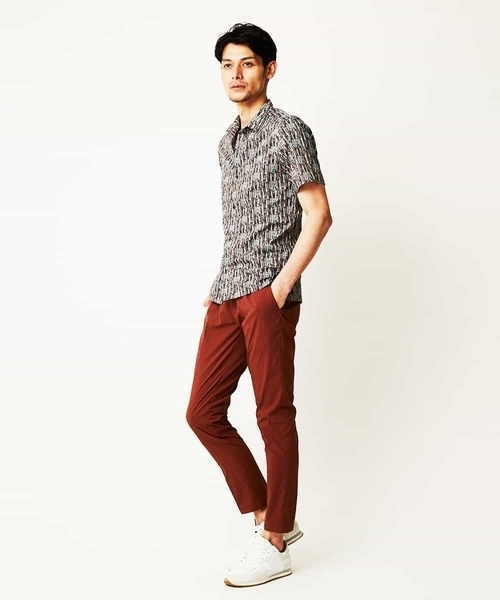 MICHEL KLEIN HOMME (ミッシェルクランオム)の「パンツ(タイプライターSY)(その他パンツ・メンズ・オレンジ/ネイビー/ライトグレー・MEDIUM/LARGE/X-LARGE/50)」の19枚目の写真