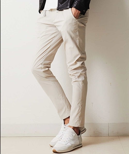 MICHEL KLEIN HOMME (ミッシェルクランオム)の「パンツ(タイプライターSY)(その他パンツ・メンズ・オレンジ/ネイビー/ライトグレー・MEDIUM/LARGE/X-LARGE/50)」の8枚目の写真