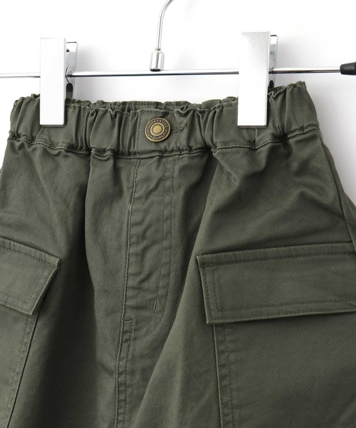 MAKE YOUR DAY（メイクユアデイ）の「ビッグポケットツイルスカート■150.160cm（スカート・キッズ・ベージュ/カーキ/チャコールグレー・150/160）」の7枚目の写真