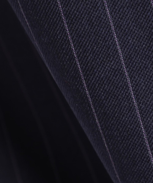 Loro Piana(ロロ・ピアーナ)の「《INEDIT》シルクウールストライプジャケット《Loro Piana》(スーツジャケット・レディース・チャコールグレー/ネイビー・9号/11号/7号/5号)」の9枚目の写真