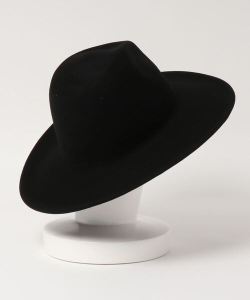 DouDou（ドゥドゥ）の「ウール100HAT（ハット・レディース・ブラック/ブラウン・FREE）」の3枚目の写真