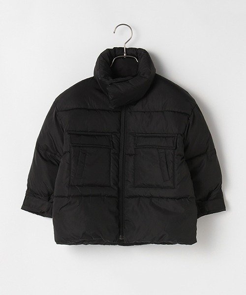 b・ROOM（ビールーム）の「めちゃ軽ハイネックパフジャケット（ダウン