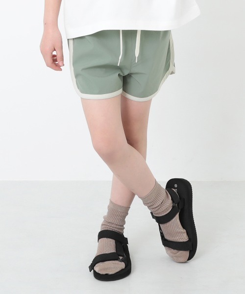 devirock（デビロック）の「速乾アクティブショートパンツ（その他パンツ・キッズ・イエロー系その他/サックスブルー/ブルーグレー/オレンジ系その他/ブラック・100cm/130cm/110cm/120cm/160cm/150cm/140cm）」の4枚目の写真