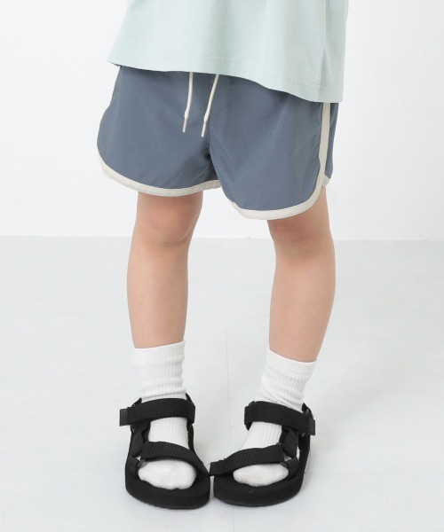 devirock（デビロック）の「速乾アクティブショートパンツ（その他パンツ・キッズ・イエロー系その他/サックスブルー/ブルーグレー/オレンジ系その他/ブラック・100cm/130cm/110cm/120cm/160cm/150cm/140cm）」の3枚目の写真