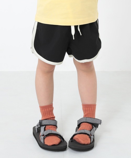 devirock（デビロック）の「速乾アクティブショートパンツ（その他パンツ・キッズ・イエロー系その他/サックスブルー/ブルーグレー/オレンジ系その他/ブラック・100cm/130cm/110cm/120cm/160cm/150cm/140cm）」の2枚目の写真