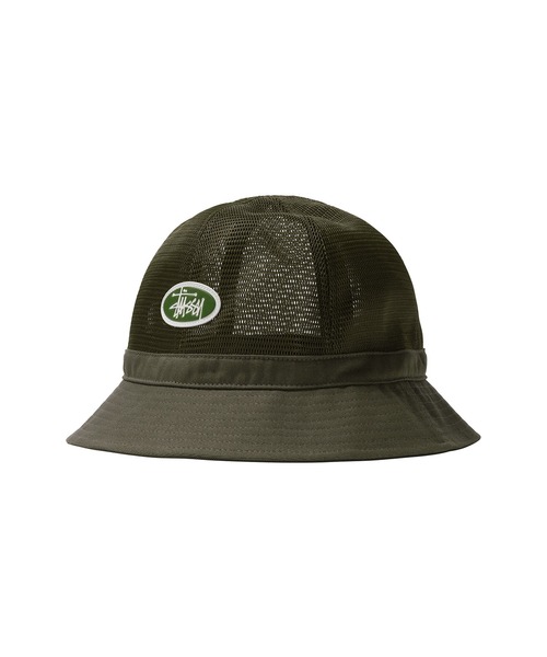 【STUSSY】Mesh Crown Bell Bucket Hat STUSSY MESH CROWN BELL BUCKET HAT Bucket Hat SizeXL