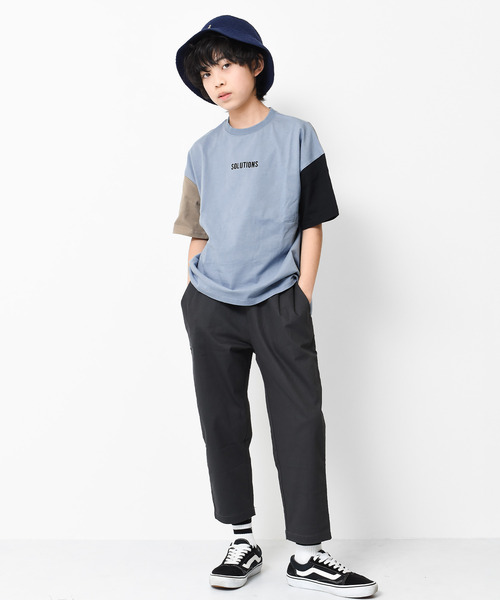 RAT EFFECT(ラットエフェクト)の「バックプリントビッグTシャツ(Tシャツ/カットソー・キッズ・チャコールグレー/ライトグレー/ライトブルー/ブラック/ベージュ/オフホワイト・120/130/140/150/160)」の13枚目の写真