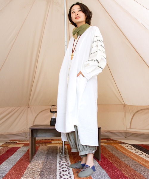 チャイハネ バンドカラー刺繍シャツワンピース Ids 11 を購入できます チャイハネ チャイハネ バンドカラー刺繍シャツワンピース シャツ ワンピース ワンピース ドレス チャイハネ チャイハネ のファッション オンライン買取