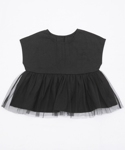 Rora(ローラ)の「メル トップス(2color)(Tシャツ/カットソー・キッズ・ブラック/ホワイト・140/120/100/130/110)」の19枚目の写真