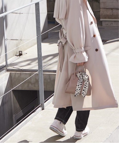 OLIVE des OLIVE（オリーブデオリーブ）の「スカーフ付きガマ口ショルダー（ショルダーバッグ・レディース・ゴールド/ライトブラウン/ベージュ系その他・FREE）」の21枚目の写真