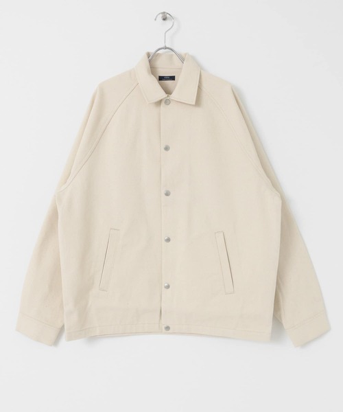 ITEMS URBANRESEARCH（アイテムズ アーバンリサーチ）の「デニムコーチジャケット（デニムジャケット・メンズ・ブラック/オフホワイト/ブルー・MEDIUM/LARGE）」の13枚目の写真