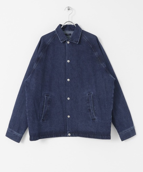 ITEMS URBANRESEARCH（アイテムズ アーバンリサーチ）の「デニムコーチジャケット（デニムジャケット・メンズ・ブラック/オフホワイト/ブルー・MEDIUM/LARGE）」の14枚目の写真