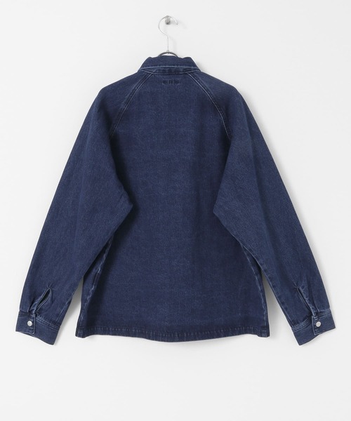 ITEMS URBANRESEARCH（アイテムズ アーバンリサーチ）の「デニムコーチジャケット（デニムジャケット・メンズ・ブラック/オフホワイト/ブルー・MEDIUM/LARGE）」の18枚目の写真