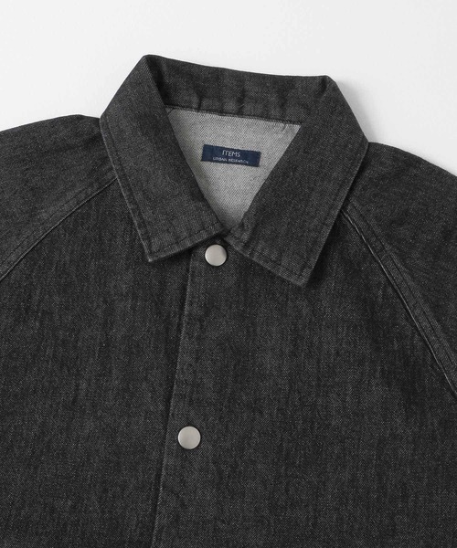 ITEMS URBANRESEARCH（アイテムズ アーバンリサーチ）の「デニムコーチジャケット（デニムジャケット・メンズ・ブラック/オフホワイト/ブルー・MEDIUM/LARGE）」の20枚目の写真