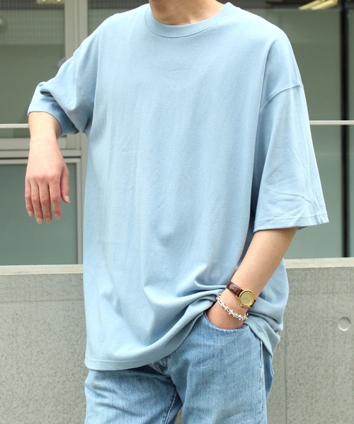 United Athle（ユナイテッドアスレ）の「【UNITED ATHLE】ユナイテッドアスレ 9.1オンス マグナムウェイト ビッグシルエットＴシャツ 4411（Tシャツ/カットソー・メンズ・ホワイト/ブラック/ベージュ/ブルー/ナチュラル/スミクロ/ネイビー/スモークグレー・M/XL/L）」の22枚目の写真