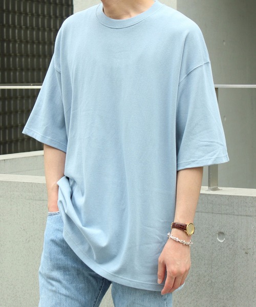 United Athle（ユナイテッドアスレ）の「【UNITED ATHLE】ユナイテッドアスレ 9.1オンス マグナムウェイト ビッグシルエットＴシャツ 4411（Tシャツ/カットソー・メンズ・ホワイト/ブラック/ベージュ/ブルー/ナチュラル/スミクロ/ネイビー/スモークグレー・M/XL/L）」の21枚目の写真