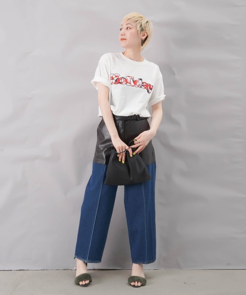 MASTER&Co（マスターアンドコー）の「MASTER&Co. マスター&コー 別注花柄バティック Holiday Tee（Tシャツ/カットソー・レディース・ホワイト・FREE）」の2枚目の写真