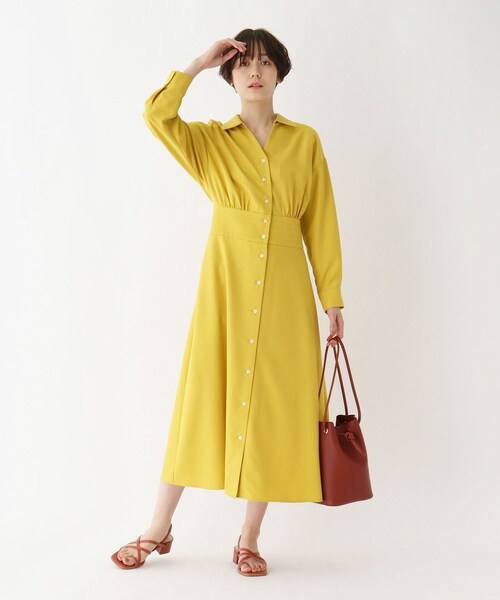 OPAQUE.CLIP(オペークドットクリップ)の「◆シュリンククルミハトメ巾着バッグ【軽量】(ショルダーバッグ・レディース・ブラック/オフホワイト/ベージュ/レンガ・00)」の6枚目の写真