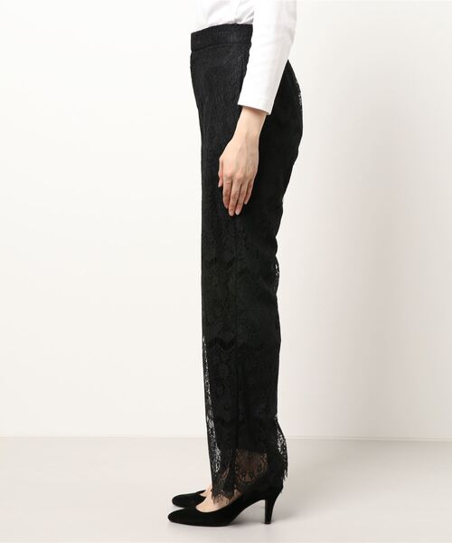 Cheek（チーク）の「シアーレースパンツ（その他パンツ・レディース・キャメル/ブラック/アイボリー・MEDIUM）」の4枚目の写真